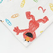 Sesamstraße Elmo | Geburtstagskreide Fleecedecke (Ecke)