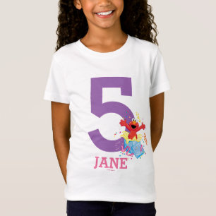 Sesamstraße   Elmo Girl's 5. Geburtstag T-Shirt