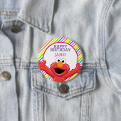 Sesamstraße | Elmo Girl's Birthday Button (Beispiel)