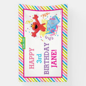 Sesamstraße | Elmo Girls Geburtstagsbanner Banner (Vertikal)