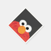 Sesamstraße | Elmo großes Gesicht Serviette (Ecke)