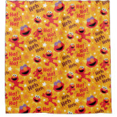 Sesamstraße | Elmo Ha! Ha! Ha! Muster Duschvorhang (Vorderseite)