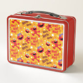 Sesamstraße | Elmo Ha! Ha! Ha! Muster Metall Brotdose (Vorderseite)