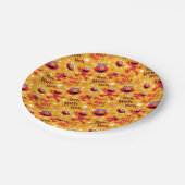 Sesamstraße | Elmo Ha! Ha! Ha! Muster Pappteller (Schrägansicht)