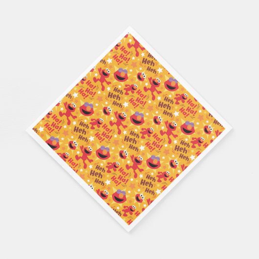 Sesamstraße | Elmo Ha! Ha! Ha! Muster Serviette (Ecke)