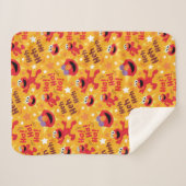 Sesamstraße | Elmo Ha! Ha! Ha! Muster Sherpadecke (Vorderseite (Horizontal))