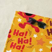 Sesamstraße | Elmo Ha! Ha! Ha! Muster Strandtuch (Beispiel)