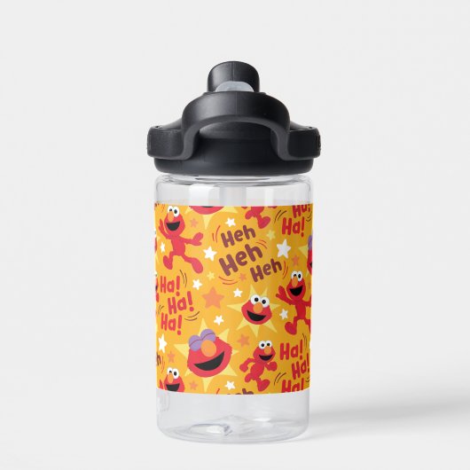 Sesamstraße | Elmo Ha! Ha! Ha! Muster Trinkflasche (Rückseite)