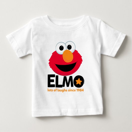 Sesamstraße | Elmo Lots of Laughs Seit 1984 Baby T-shirt (Vorderseite)