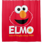 Sesamstraße | Elmo Lots of Laughs Seit 1984 Duschvorhang (Vorderseite)