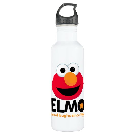 Sesamstraße | Elmo Lots of Laughs Seit 1984 Edelstahlflasche (Vorderseite)