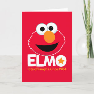 Sesamstraße   Elmo Lots of Laughs Seit 1984 Feiertagskarte