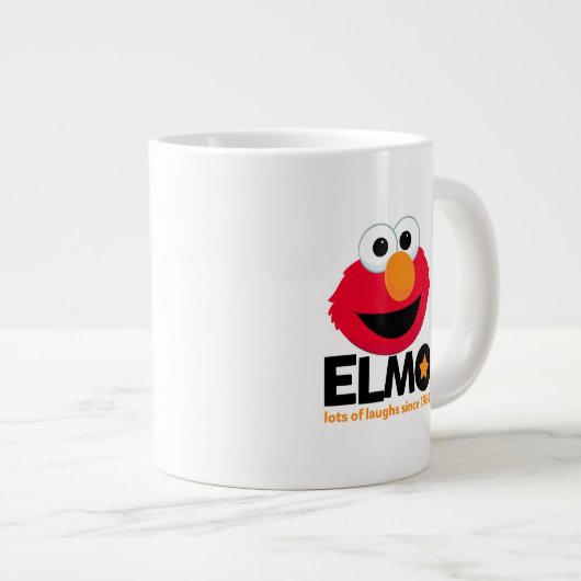 Sesamstraße | Elmo Lots of Laughs Seit 1984 Jumbo-Tasse (Vorderseite Rechts)