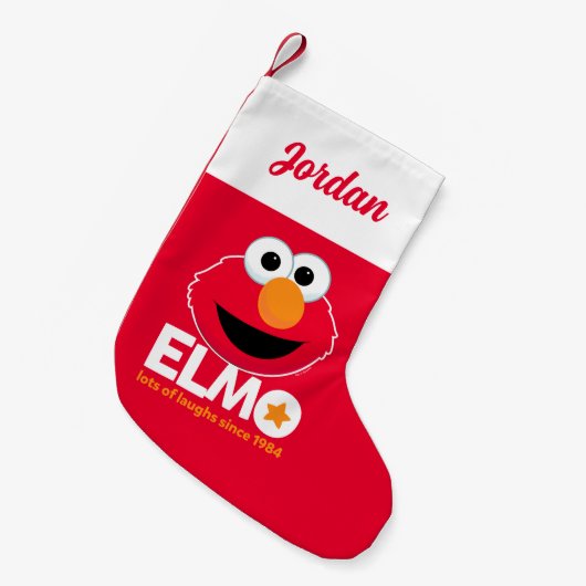 Sesamstraße | Elmo Lots of Laughs Seit 1984 Kleiner Weihnachtsstrumpf (Vorderansicht (hängend))