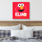 Sesamstraße | Elmo Lots of Laughs Seit 1984 Leinwanddruck (Insitu (Schlafzimmer))