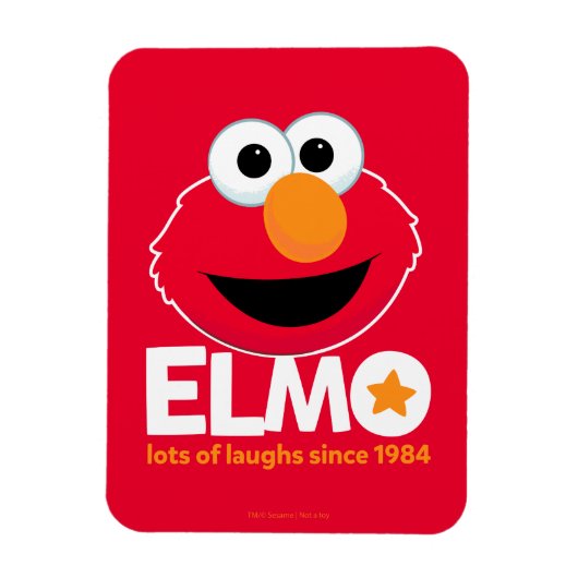 Sesamstraße | Elmo Lots of Laughs Seit 1984 Magnet (Vertikal)