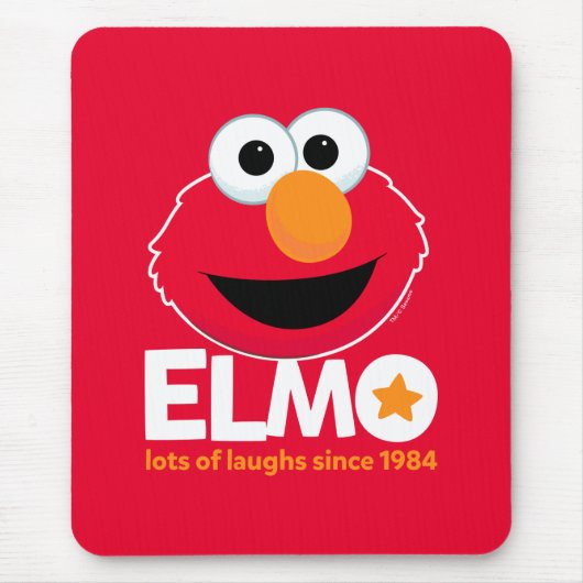 Sesamstraße | Elmo Lots of Laughs Seit 1984 Mousepad (Vorne)