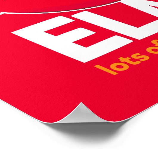 Sesamstraße | Elmo Lots of Laughs Seit 1984 Poster (Ecke)