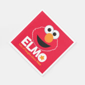Sesamstraße | Elmo Lots of Laughs Seit 1984 Serviette (Ecke)