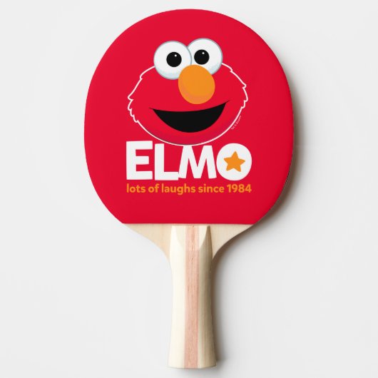 Sesamstraße | Elmo Lots of Laughs Seit 1984 Tischtennis Schläger (Vorderseite)