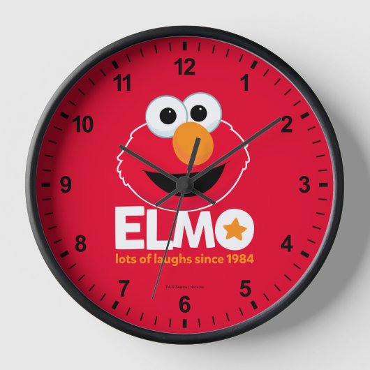Sesamstraße | Elmo Lots of Laughs Seit 1984 Uhr (Vorderseite)