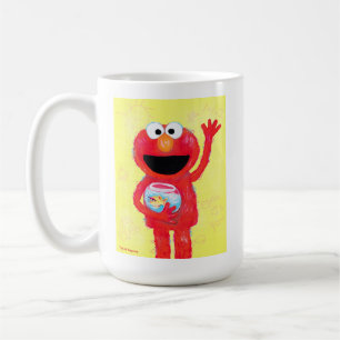 Sesamstraße   Elmo mit Goldfish Kaffeetasse