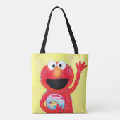 Sesamstraße | Elmo mit Goldfish Tasche (Rückseite)