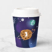 Sesamstraße | Elmo Outer Space Happy Birthday Pappbecher (Rückseite)