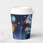 Sesamstraße | Elmo Outer Space Happy Birthday Pappbecher (Rechts)