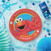 Sesamstraße | Elmo - Polka Dot & Stars Geburtstag Pappteller (Party)
