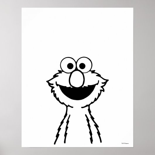 Sesamstraße | Elmo Poster (Vorne)