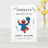 Sesamstraße | Elmo Preschool Graduate Karte (Gelbe Blume)