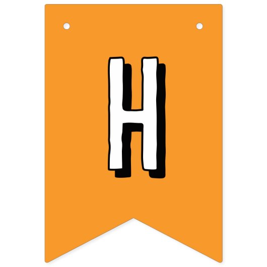 Sesamstraße - Elmo | Pumpkin Erster Geburtstag Wimpelkette (Zweite Fahne)