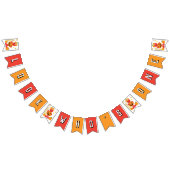 Sesamstraße - Elmo | Pumpkin Erster Geburtstag Wimpelkette (Alle)