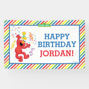 Sesamstraße   Elmo — Rainbow Birthday Banner
