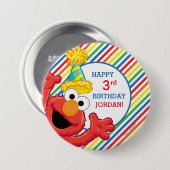 Sesamstraße | Elmo — Rainbow Birthday Button (Vorne & Hinten)