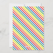 Sesamstraße | Elmo - Rainbow - Birthday - Foto Einladung (Rückseite)