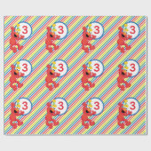 Sesamstraße | Elmo — Rainbow Birthday Geschenkpapier (Flach)