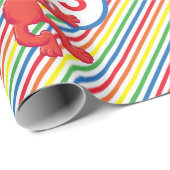 Sesamstraße | Elmo — Rainbow Birthday Geschenkpapier (Rolleneckpunkt)