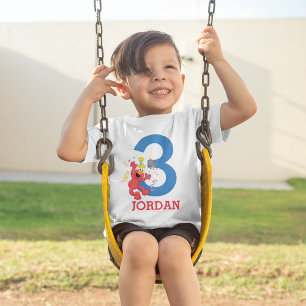 Sesamstraße   Elmo — Rainbow Birthday Kleinkind T-shirt