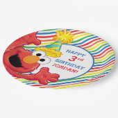 Sesamstraße | Elmo — Rainbow Birthday Pappteller (Schrägansicht)