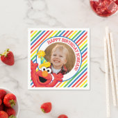 Sesamstraße | Elmo — Rainbow Birthday Serviette (Beispiel)