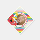 Sesamstraße | Elmo — Rainbow Birthday Serviette (Ecke)