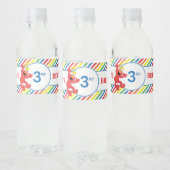 Sesamstraße | Elmo — Rainbow Birthday Wasserflaschenetikett (Flaschen)