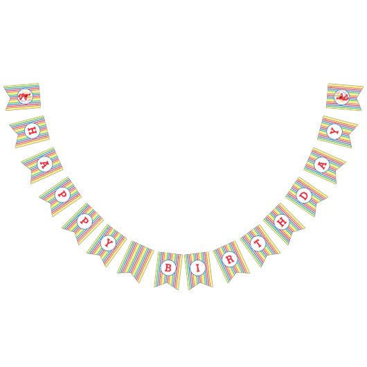 Sesamstraße | Elmo — Rainbow Birthday Wimpelkette (Alle)