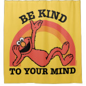 Sesamstraße | Elmo Seien Sie freundlich zu Ihnen Duschvorhang (Vorderseite)