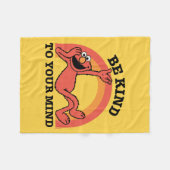 Sesamstraße | Elmo Seien Sie freundlich zu Ihnen Fleecedecke (Vorderseite (Horizontal))