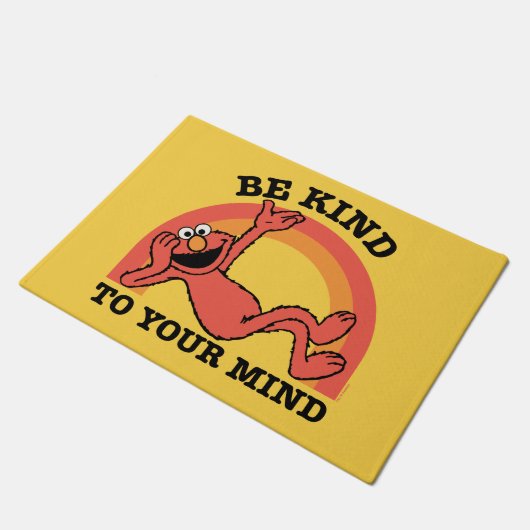 Sesamstraße | Elmo Seien Sie freundlich zu Ihnen Fußmatte (Schrägansicht)