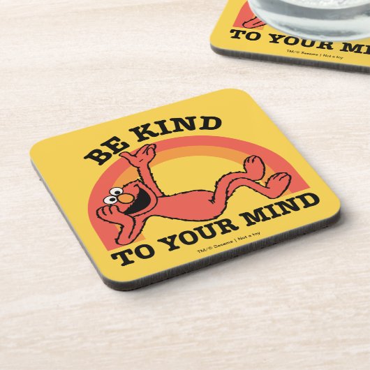 Sesamstraße | Elmo Seien Sie freundlich zu Ihnen Getränkeuntersetzer (Linke Seite)