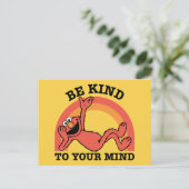 Sesamstraße | Elmo Seien Sie freundlich zu Ihnen Postkarte (Stehend Vorderseite)